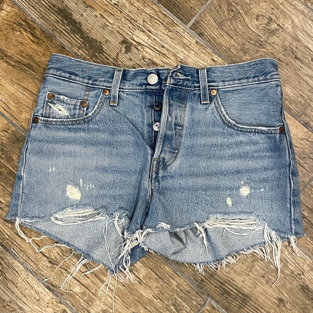 Levi’s 501 high rise shorts
